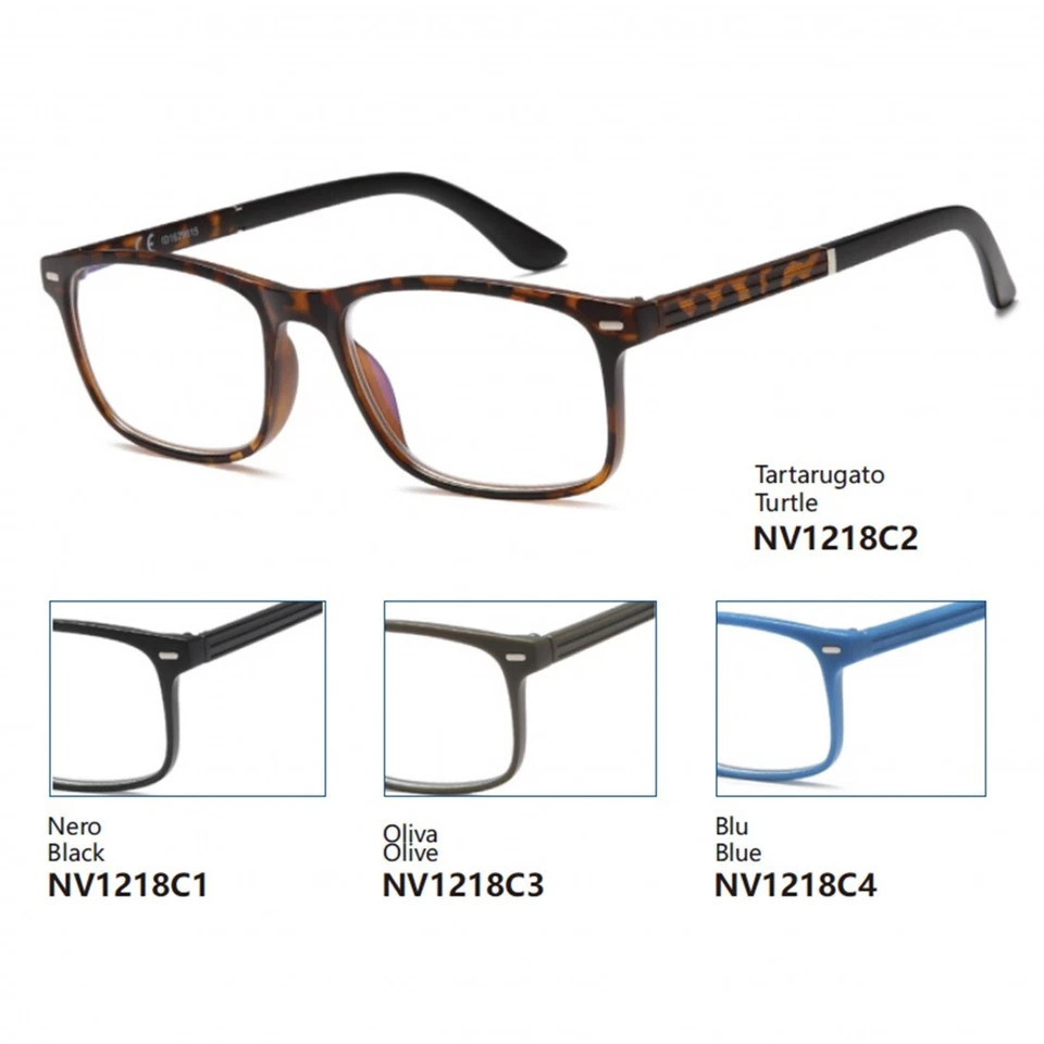 OCCHIALI DA LETTURA Graduati uomo donna custodia Certificati OFFERTA - Immagine 1 di 1