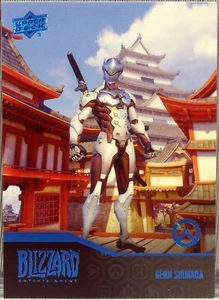 Overwatch Genji Shimada #184 Upper Deck Blizzard Legacy Collection 2023 raro - Imagen 1 de 2