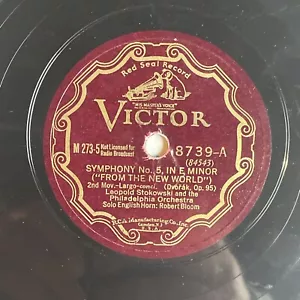 12" 78 RPM-Stokowski-Symphony No. 5 in E Minor From the New World/Victor 8739 - Picture 1 of 4