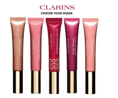 Clarins Instant Light Natural Lip Perfector (full size) IN BOX - CHOOSE SHADE - Image 1 of 2