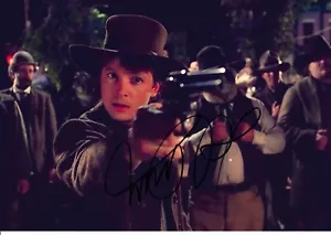 MICHAEL J. Cravatte famiglia FOX firmate RITORNO AL FUTURO come Mary McFly 8x12 COA - Foto 1 di 7