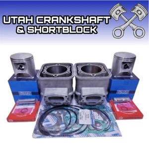 Re-sleeved 1994-1995 Sea-Doo 650 Cylinders Pistons Gaskets GTX SPX XP XPI 11A6F1 - Picture 1 of 6