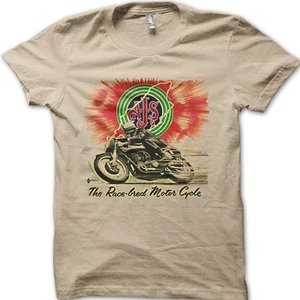 Camiseta de motociclista clásica vintage BIKE AJAY 06006 - Imagen 1 de 10