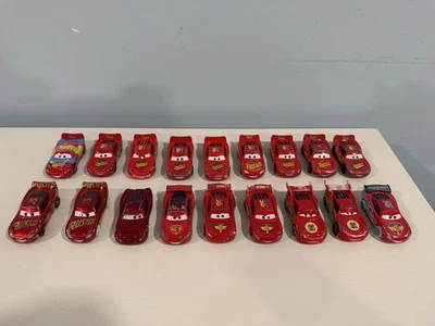 Литые модели автомобилей Lightning McQueen 1:55, лот из 18 автомобилей  - Изображение 1 из 4