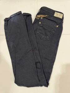Jeans Robins Jean donna nero stile Marilyn #SP8072 oro taglia 29 x 34 - Foto 1 di 11