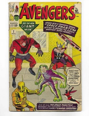 Avengers 2 1963 Marvel Comics VG- 3.5 2nd App Of Avengers 1st Space Phantom - Image 1 of 2