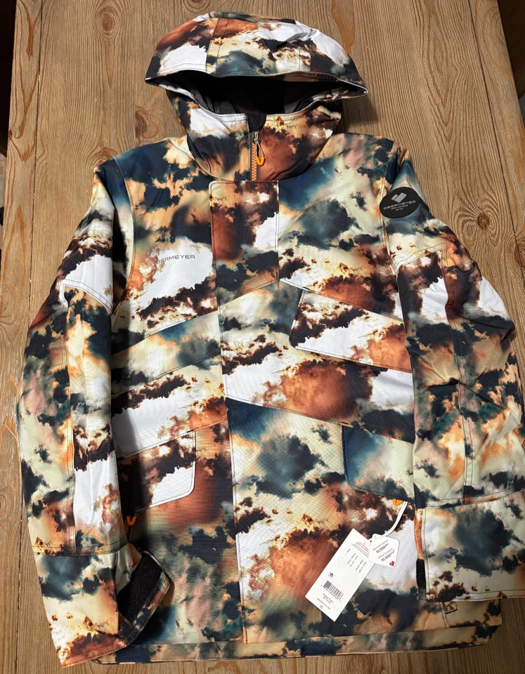 Obermeyer Gage Jacket Amber Cloud Multicolor Teen Boys Size Large 14-16
