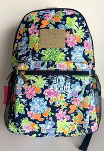 Disney X Lilly Pulitzer Mickey & Minnie Backpack Navy NWT - Picture 1 of 4