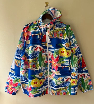 Polo Rauph Lauren Men‘s Performance Packable Riviera Print Windbreak jacket XXL - Image 1 of 4