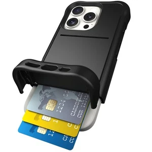 ® Für iPhone 16 Pro Hülle mit Kartenfach, Wingmate Wallet Case mit verstecktem C... - Bild 1 von 8