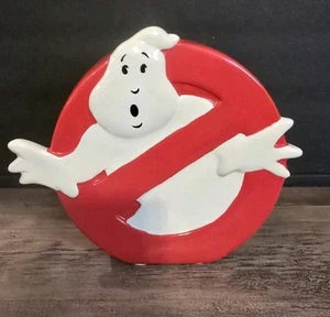 GHOSTBUSTERS Logo Coin Piggy Bank Ceramic F.A.B - Picture 1 of 3