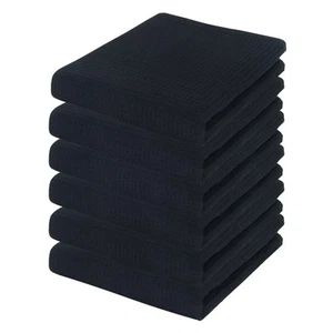 Asciugamano da Cucina Waffle Weave, 100% Cotone - 15 x 25 Pollici, con Passante per Appendere U... - Foto 1 di 6