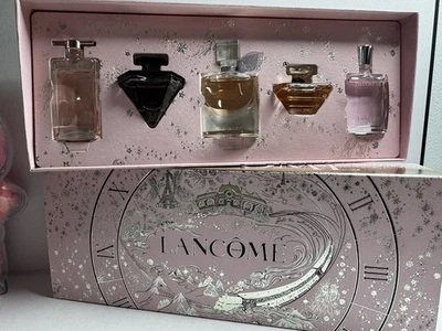 Limited-Edition Holiday Lancome Mini Perfume set 5ml each new in box free ship - Image 1 of 4