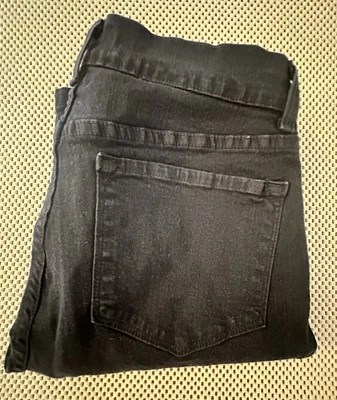 NYDJ Womens Jeans Sz 6 Straight Leg High Rise Black Stretch Lift Tuck Technology - Image 1 of 4