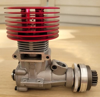 Thunder Tiger Mta4 S50 Engine With Clutch Bell & Shoes Very Good Condition - Image 1 of 4