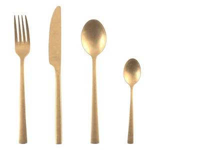 Amefa MANILLE Set De Cubiertos 16 Pz Oro - Imagen 1 de 4