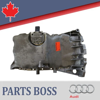 Audi A4 Quattro 1.8L 2002-2006 OEM Genuine Engine Oil Pan w/Oil Level Sensor - Image 1 of 4