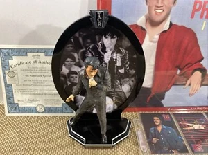 Elvis Presley Rare 68 Comeback Special Bradford Exchange Plate & Figur Extras - Bild 1 von 24