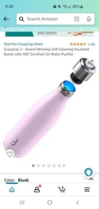 CrazyCap 2 Pro - Preisgekrönte selbstreinigende Isolierflasche mit NSF-Zertifizierung - Bild 1 von 6
