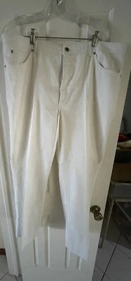 Pantalón blanco casual oscar de la renta - talla 42 Foto 1 de 4