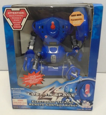 SEALED NIB 1998 TOY ISLAND LOST IN SPACE ELECTRONIC RC TALKING ROBOT TOY Cover