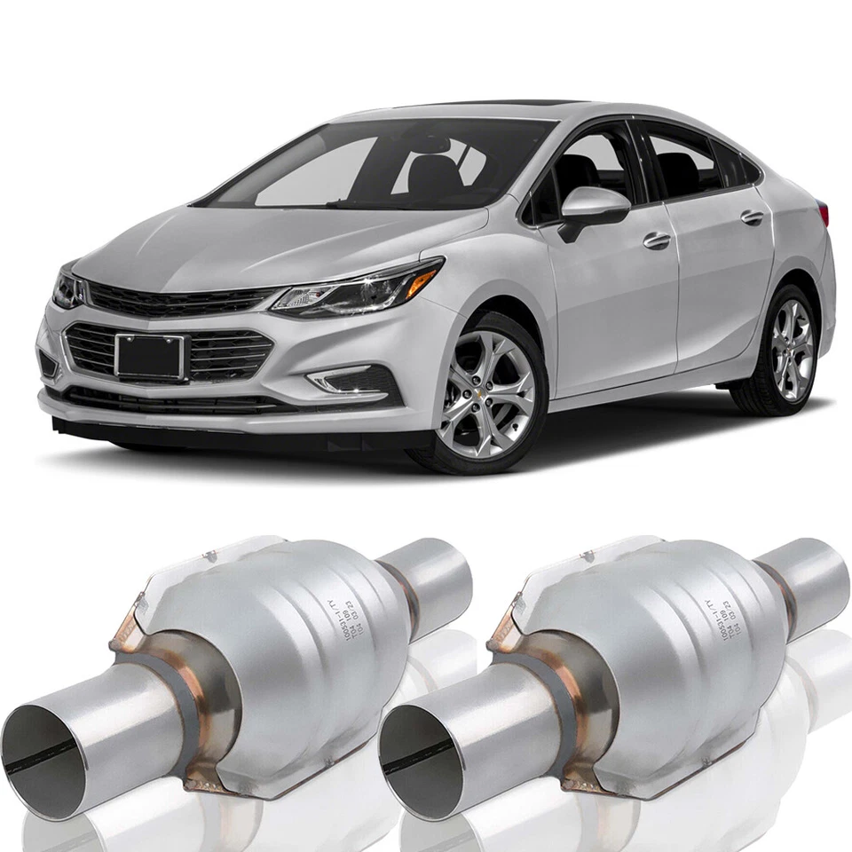 Pair 2" Car Approved Catalytic Converter EPA For Chevrolet Cruze Sonic 2010-2018 - Image 1 of 4