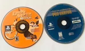 Tony Hawk's Pro Skater & Dave Mirra Freestyle BMX Sony PlayStation 1 PS1 Lot - Picture 1 of 1