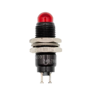 Indicador LED de montaje en panel rojo Dialight 249-7868-3731-504F Series 249 5 VDC 20mA - Imagen 1 de 4