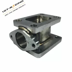 T3 TO T3 Turbo Manifold Conversion Adaptor+38mm External Wastegate Flange Outlet - Foto 1 di 3