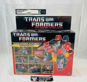 Transformers G1 Original 1988 AFA 75 Quickswitch MISB Sealed - Picture 1 of 5