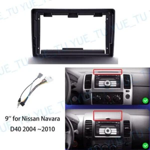 9''Car Radio Stereo Fascia Frame Panel Trim for Nissan NAVARA Frontier 2005-2010 - Picture 1 of 2