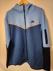 Felpa con cappuccio Nike Sportswear Tech pile cerniera intera blu universitario taglia 2XL CU4489-412 - Foto 1 di 2