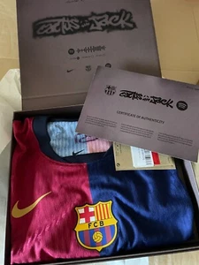 FC Barcelona x Travis Scott Limited Edition Match Home 2024/25 Jersey - Size L - Foto 1 di 2
