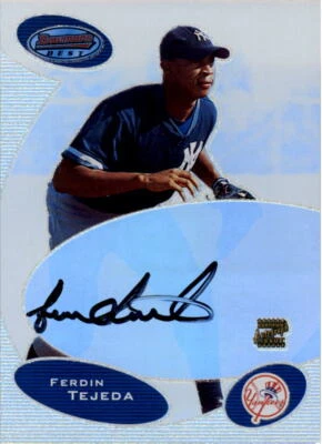 2003 Bowman's Best #FT Ferdin Tejeda FY AUTO RC - NM-MT - Image 1 of 2