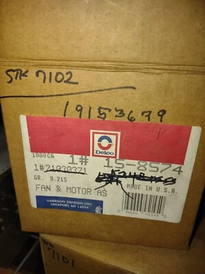 1995 PONTIAC GRAND PRIX NOVO ANTIGO ESTOQUE AQUECEDOR MOTOR NÚMERO 19153679 - Imagem 1 de 2