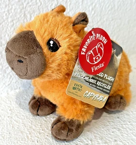 New with Tags 7" Capybara Earth Pals by Fiesta Plush - Picture 1 of 2
