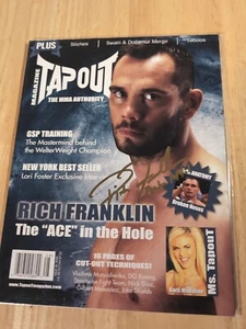 Rich Franklin Signed Tapout Magazine UFC MMA CHAMP - Picture 1 of 1