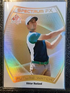 2024 Upper Deck Portfolio - Spectrum Fx Rookies Viktor Hovland Gold #21/50 - Zdjęcie 1 z 2