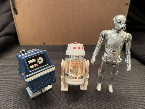 Star Wars Vintage 1977-78 Power Droid R5-D4 Death Star Droid Lot First 21 Kenner Cover