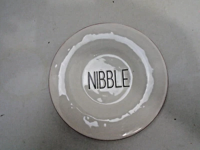 Pottery Barn 5" Nibble Plate - Red and White - Appetizer Plate Cute Farmhouse - Image 1 of 2