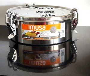 IMUSA Flanera Molde Flan Redonda Moule Forme Ronde Acier Inoxydable 1qt Made India - Photo 1/12