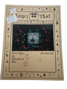 Fanci That Cross Stitch Pattern Once Upon a Christmas Tree Angel Holidays No 132 - Picture 1 of 4