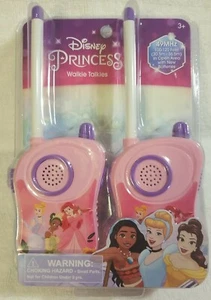 NEW - Disney Princess Walkie Talkies 49MHz 100 to 120 Feet (PINK) - Picture 1 of 1