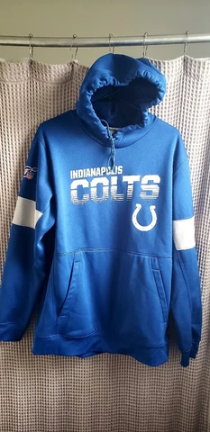 Indianapolis Colts Nike NFL On Field Apparel Dri-Fit Sweatshirt Men's Size L Cover