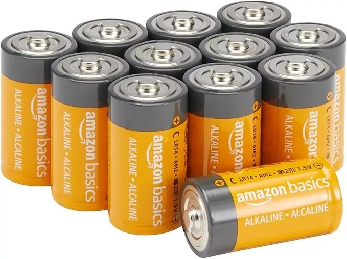 Amazon Basics 12 Pack C All-Purpose Alkaline Batteries, 5-Year Shelf Life - Image 1 of 1