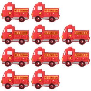 Fire Truck Shaped Focal Beads Silicone Fire Truck Beads  DIY Craft