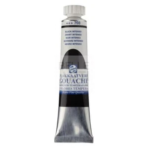 TEMPERA EXTRA FINE GOUACHE DA 60ml NERO INTENSO - Imagen 1 de 3
