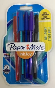 #Paper Mate"InkJoy 100" Assorted Ball Pen (Pack of 8) Free Postage - Picture 1 of 3