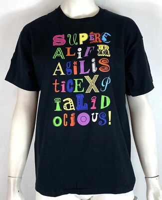 Disney Cameron Macintosh Mary Poppins Theatre Production Shirt Youth L NWT *FLAW - Image 1 of 4