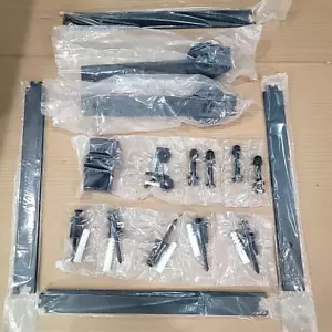 Kit de herrajes para puertas de granero negras de 60 pulgadas correas en I interiores pueden estar INCOMPLETAS CON DESCUENTO - Imagen 1 de 11